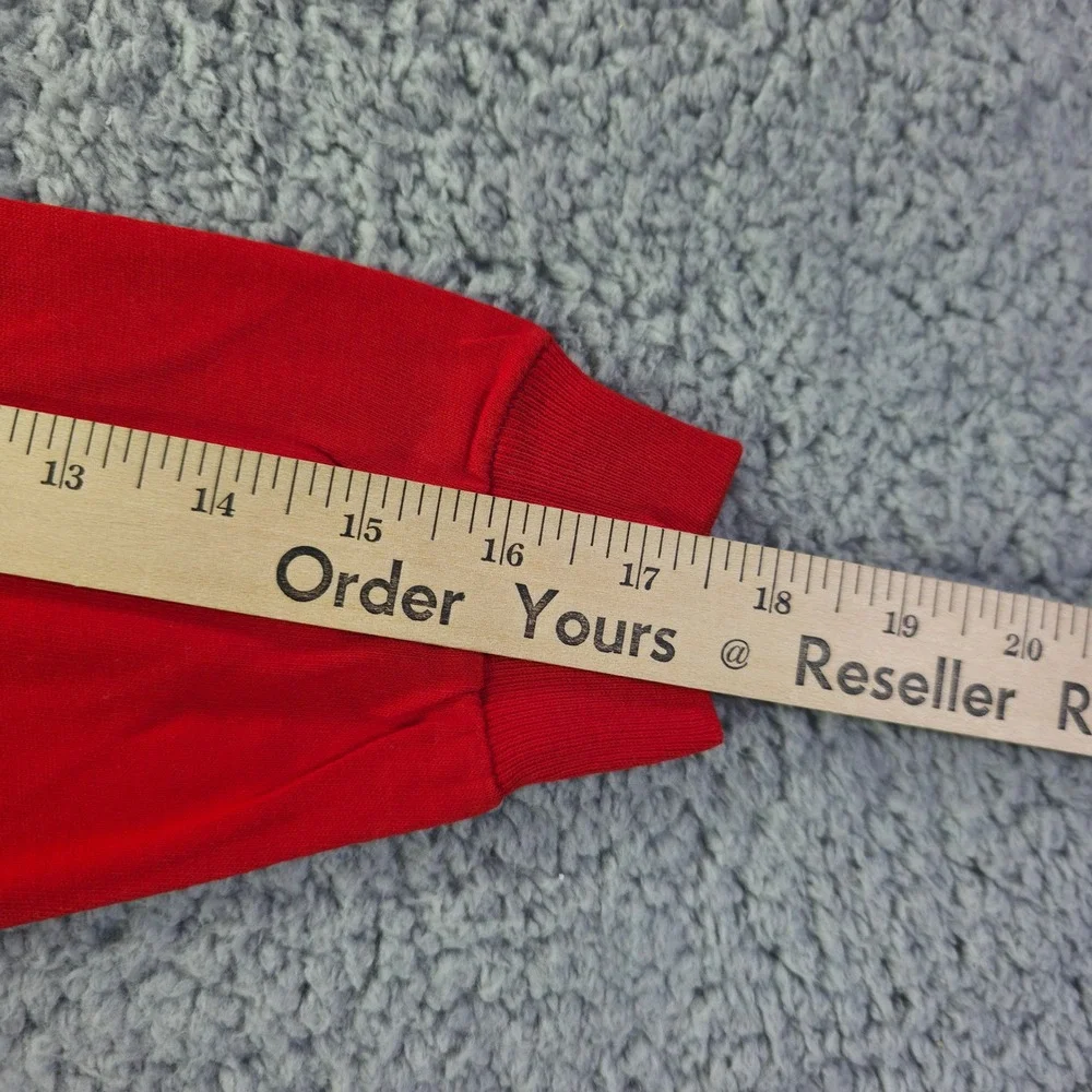 Vintage Levis Sport Jeans Red Long Sleeve Graphic T-Shirt Kids Size 6 NWT USA
